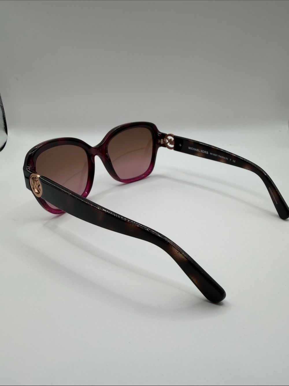 Michael Kors Tabitha III Pink Glitter Sunglasses - Picture 7 of 7